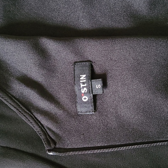 Ostin Black Midi Dress ❤️ - Picture 5 of 8